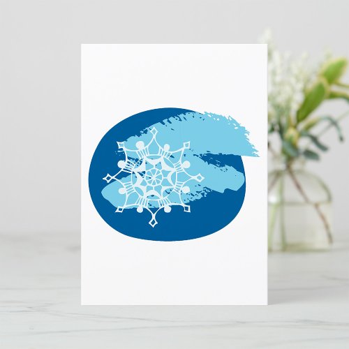 Winter Snowflake Invitation