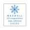 Winter Snowflake Return Address