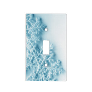 Winter Snowflake Room Light Switch Plate Cover