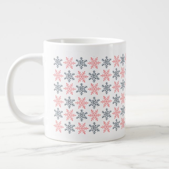 Winter Snowflake Specialty Mug (Left)