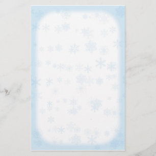Winter Snowflake Stationery