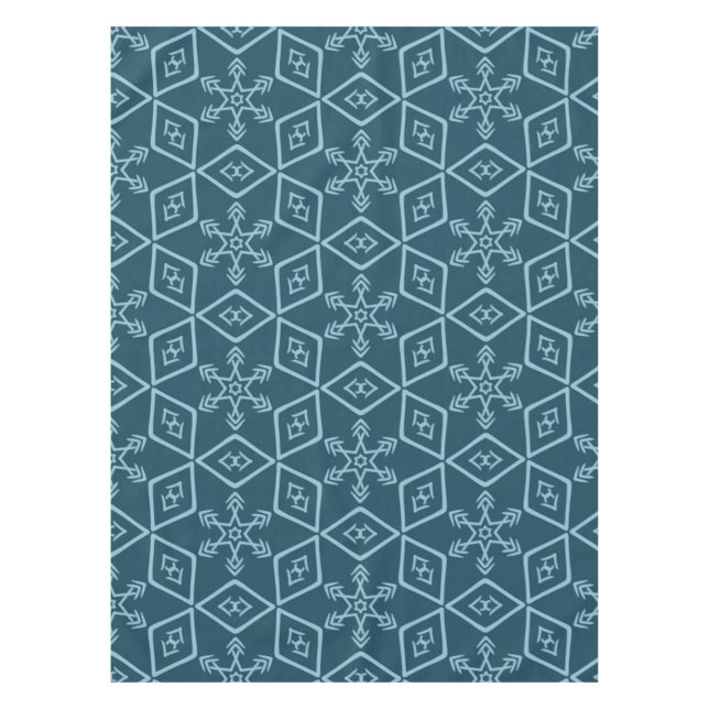 Winter Snowflake Tablecloth (Front)