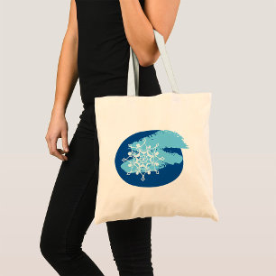 Winter Snowflake Tote Bag