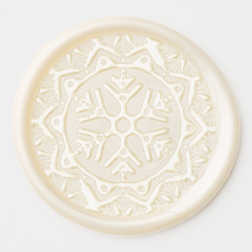 Winter Snowflake Wax Seal Sticker