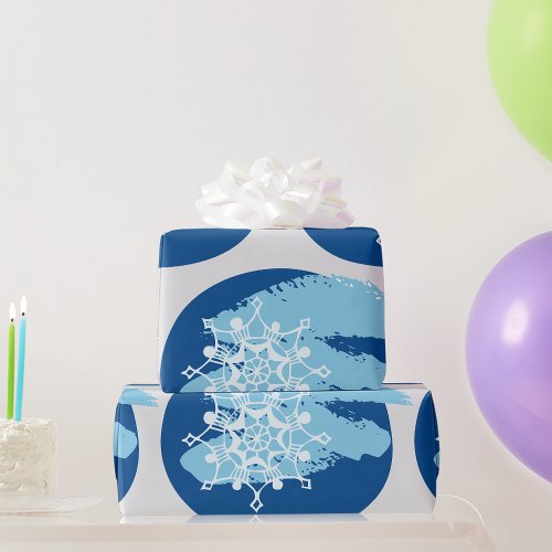 Winter Snowflake Wrapping Paper