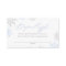 Winter Snowflakes Baby Shower Diaper Raffle Ticket