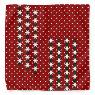 Winter Snowflakes Bandana