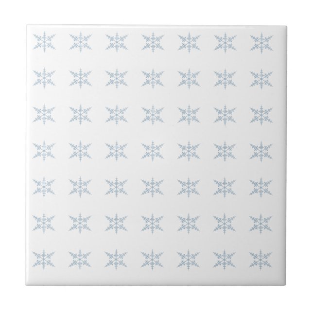 Winter Snowflakes  Ceramic Tile (Front)