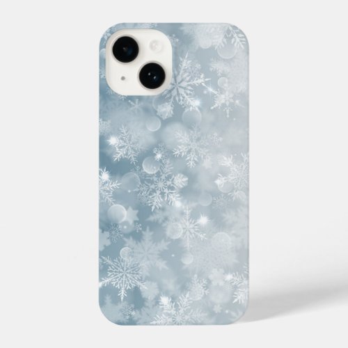 Winter Snowflakes Frost Snow Icy iPhone 14 Case