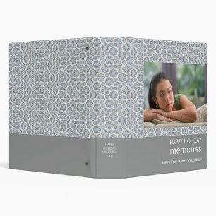 Winter Snowflakes :: Holiday Memories 3 Ring Binder