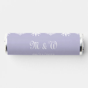 Winter Snowflakes in Lavender Breath Savers® Mints
