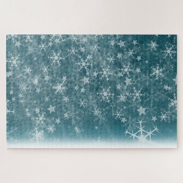 Winter Snowflakes Jigsaw Puzzle (Horizontal)
