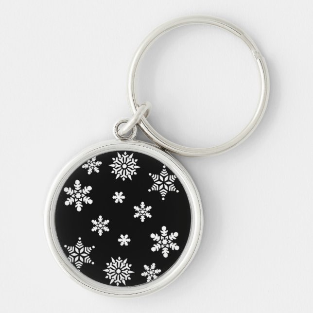 WINTER SNOWFLAKES KEYCHAIN (Front)