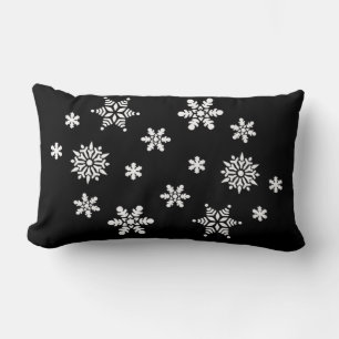 WINTER SNOWFLAKES LUMBAR PILLOW