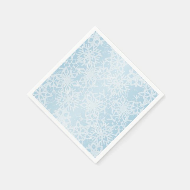 Winter Snowflakes Napkins (Corner)
