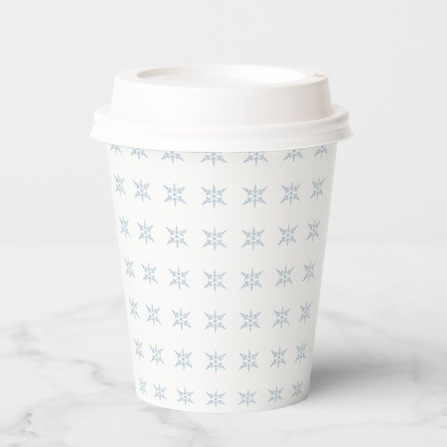 Winter Snowflakes Paper cup (Front)