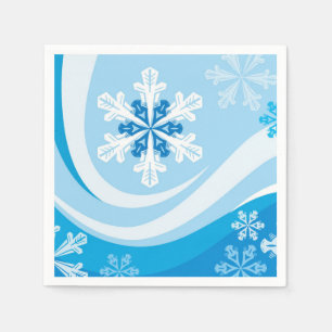 Winter Snowflakes Paper Napkins