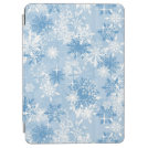 Winter snowflakes pattern on blue iPad air cover Winter snowflakes pattern on blue iPad air cover