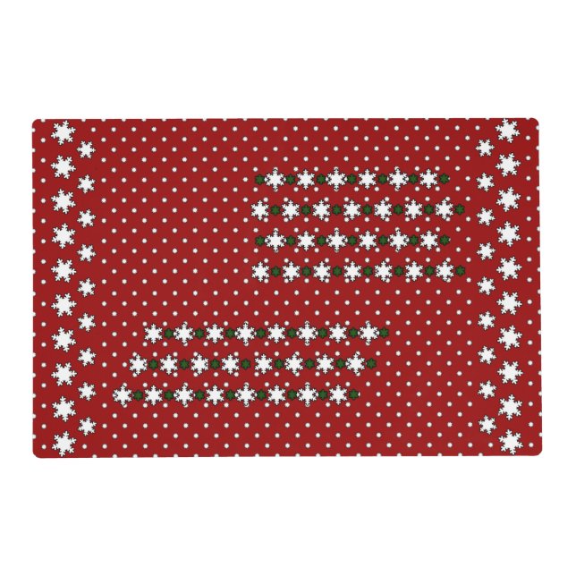 Winter Snowflakes Placemat (Front)
