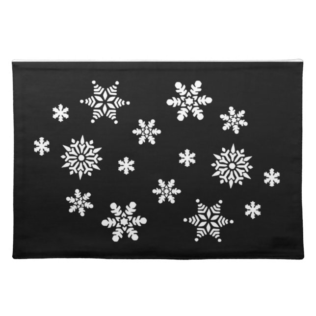WINTER SNOWFLAKES PLACEMAT (Front)