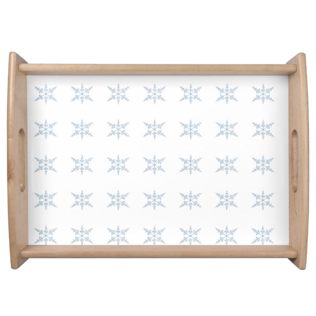 Winter Snowflakes  Serving Tray (Front)