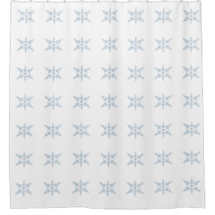 Winter Snowflakes Shower Curtain