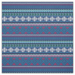 Winter Snowflakes  Sweater Print Fabric