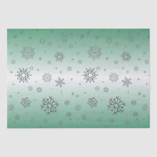 Winter Snowflakes Tissue Paper (Front)
