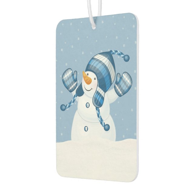Winter Snowman Air Freshener (Left)