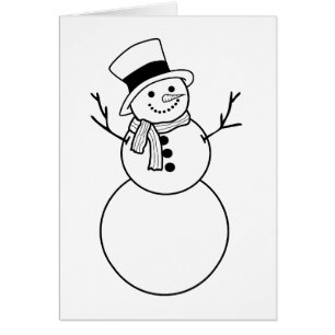 winter snowman cards