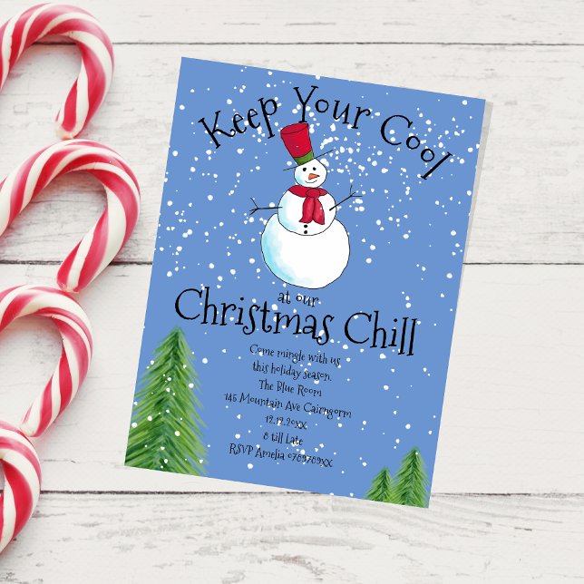 Winter Snowman Party Invitation (Creator Uploaded)