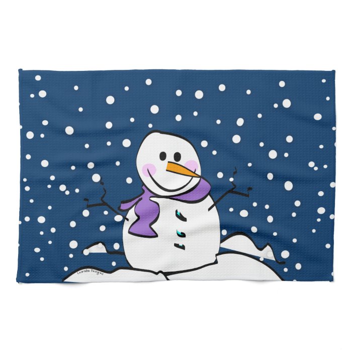 Winter Snowman Towels