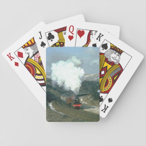 Winter snows have cleared as No_Steam Trains Poker Cards