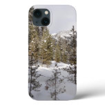 Winter Snowy Mountain Scene in Montana iPhone 13 Case