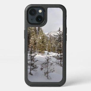 Winter Snowy Mountain Scene in Montana iPhone 13 Case