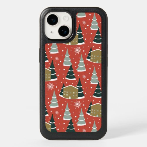 Winter Snowy Pine Wonderland OtterBox iPhone 14 Case
