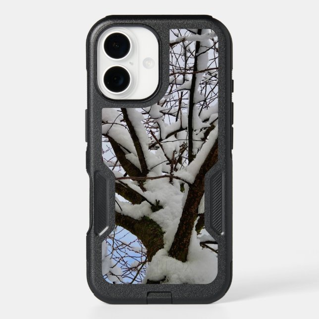 Winter Snowy Tree Crown Photo - OtterBox  iPhone Case (Back)