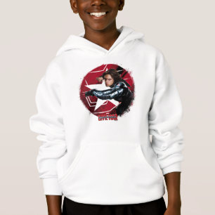Winter Soldier Character and Emblem Graphic Hoodie