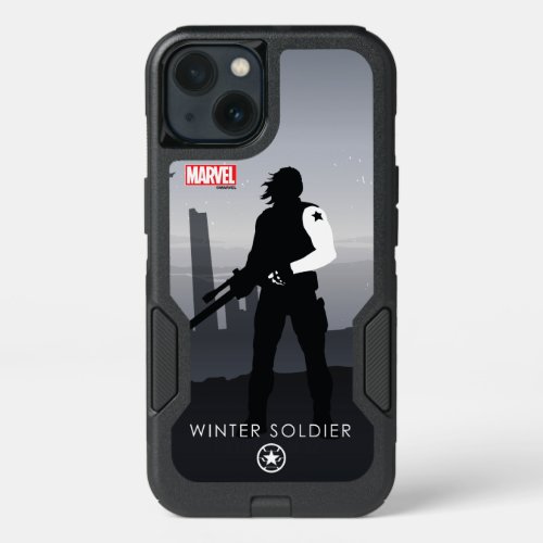 Winter Soldier Heroic Silhouette iPhone 13 Case