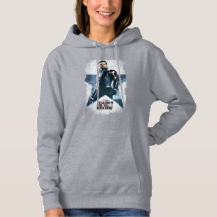 Winter Soldier Worn Star Poster Hoodie