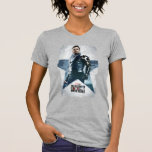 Winter Soldier Worn Star Poster T-Shirt