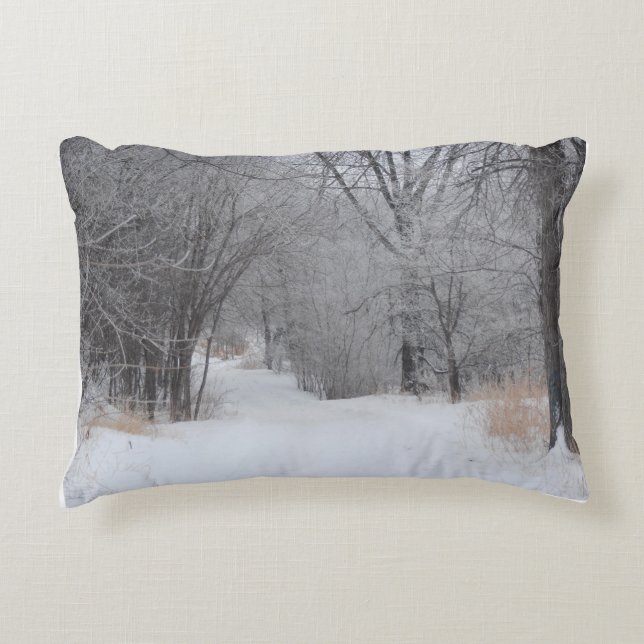 Winter Solitude Accent Pillow (Front)
