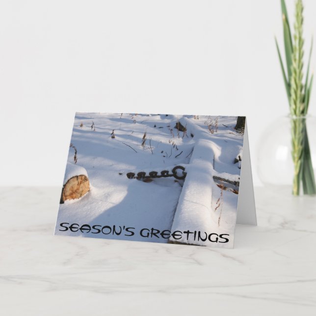 Winter Solitude Holiday Card (Front)