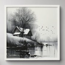 Winter Solitude: Landscape -