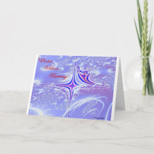 Winter Solstice Blessings Holiday Card