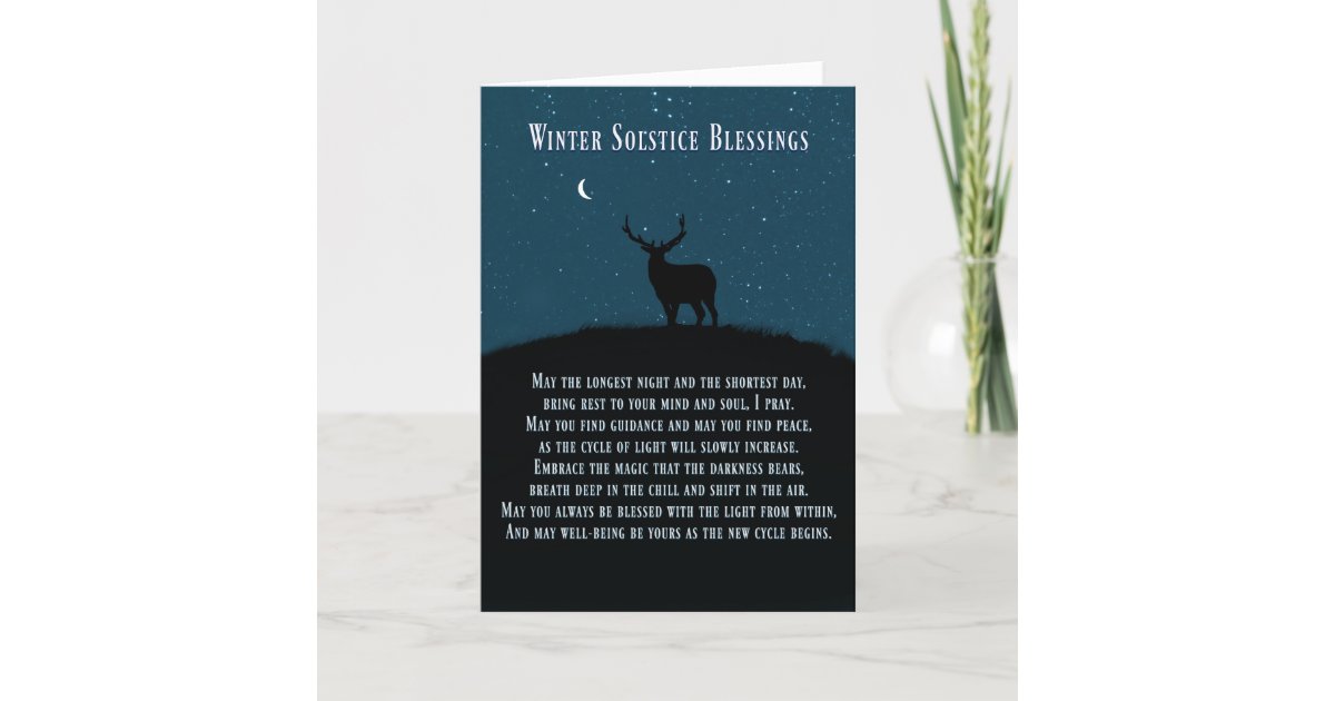 Winter Solstice Cards Zazzle Com