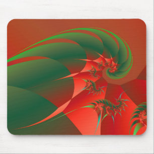 Winter Solstice Cool Abstract Fine Art Fractal Mouse Pad