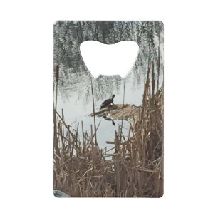 Winter Solstice Credit Card Bottle Opener