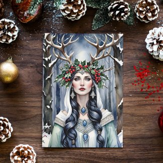Winter Solstice Goddess in the Forest