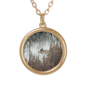 Winter Solstice Gold Plated Necklace